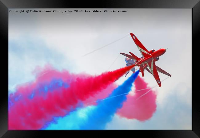 The Red Arrows RIAT 2016 3 Framed Print by Colin Williams Photography