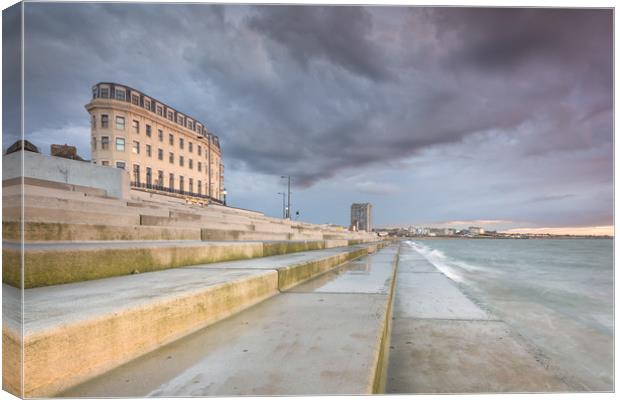 Margate and The Rokka Canvas Print by Ian Hufton