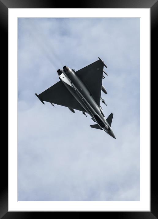 Typhoon Over The Top Framed Mounted Print by J Biggadike