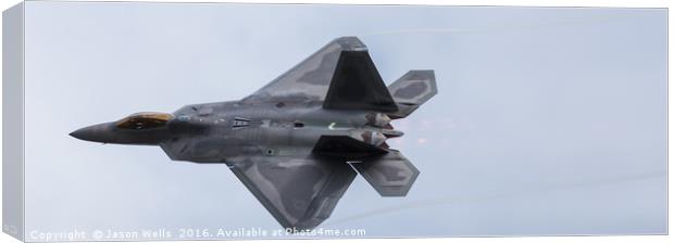 Tight crop of the USAF Raptor Canvas Print by Jason Wells