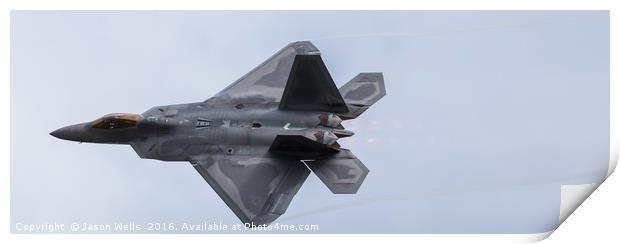 Tight crop of the USAF Raptor Print by Jason Wells
