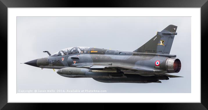 Mirage 2000N of Ramex Delta Framed Mounted Print by Jason Wells