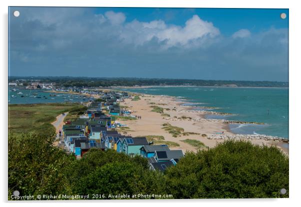 Hengistbury Head Acrylic by Richard Murgatroyd