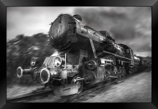 Steam Train Framed Print by Mike Sherman Photog