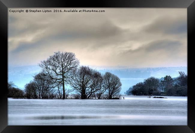 Winter at Loch Lomond Framed Print by Stephen Lipton