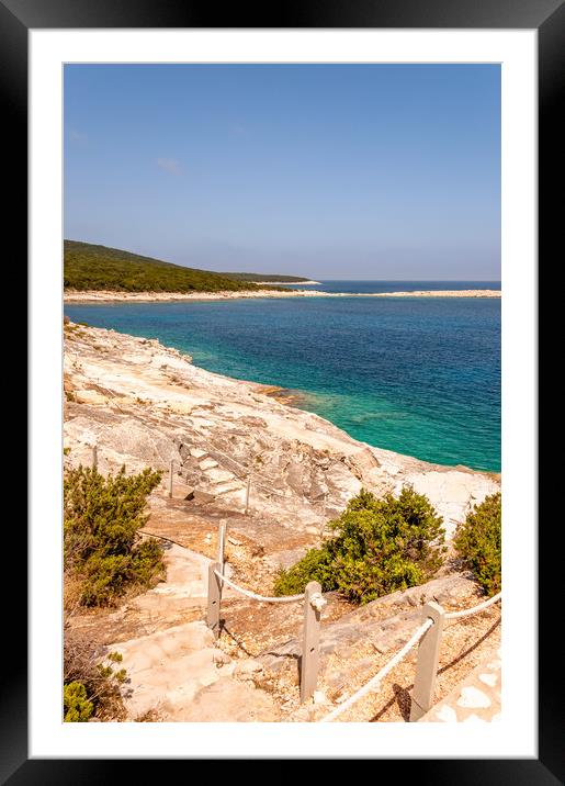 Steps............... Framed Mounted Print by Naylor's Photography