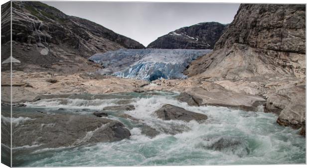 Nigardsbreen Glacier Canvas Print by Nigel Jones