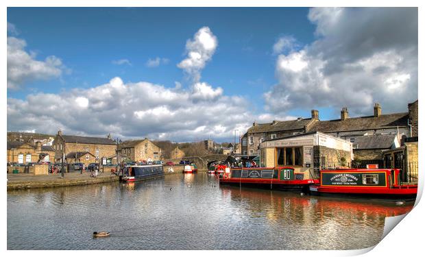 Skipton Yorkshire Print by Irene Burdell