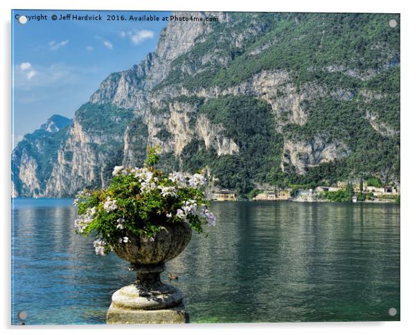 Lake Garda Italy Acrylic by Jeff Hardwick