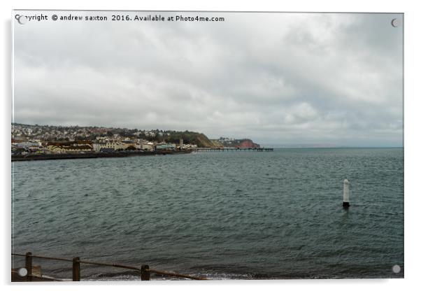 THAT'S TEIGNMOUTH Acrylic by andrew saxton