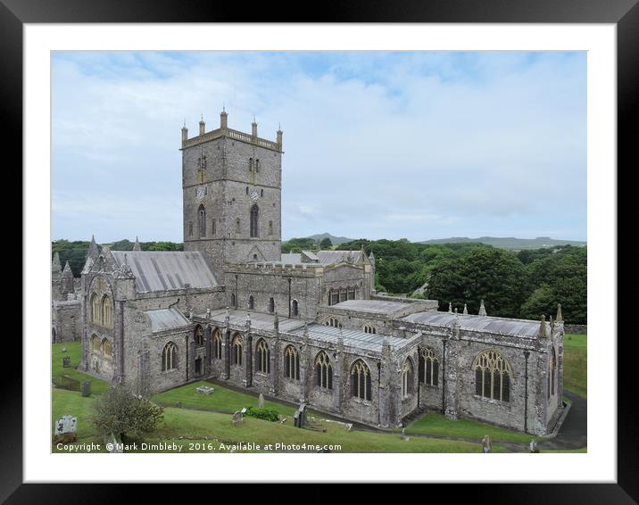           St. Davids Cathedral Framed Mounted Print by Mark Dimbleby