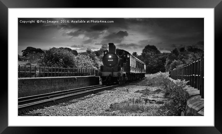 12322 locomotive train Framed Mounted Print by Derrick Fox Lomax