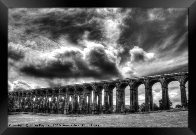 Ouse Valley Viaduct Framed Print by Julian Paynter