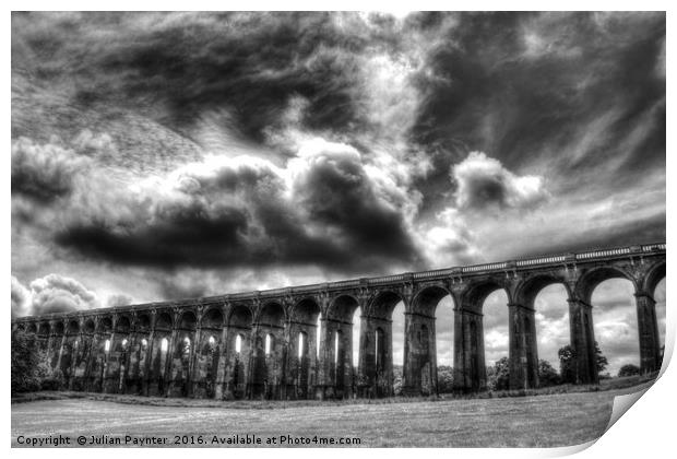 Ouse Valley Viaduct Print by Julian Paynter