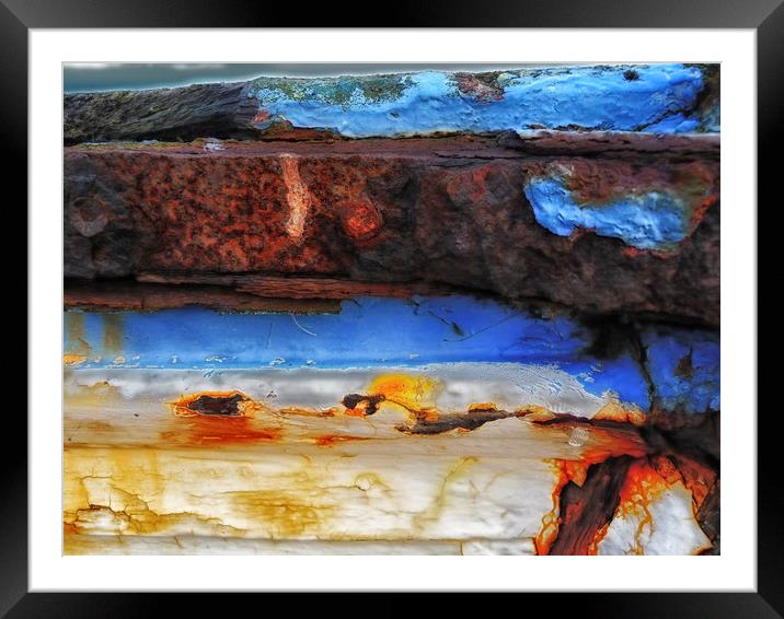 Abstract in Colour Framed Mounted Print by peter tachauer