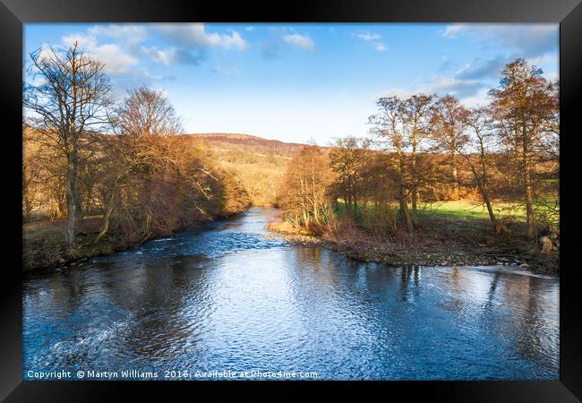 River Derwent, Hathersage Framed Print by Martyn Williams