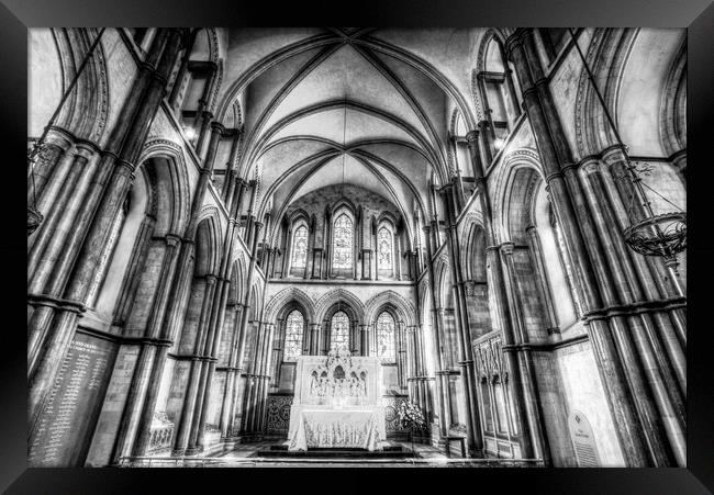 Rochester Cathedral Framed Print by David Pyatt