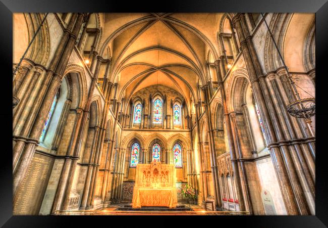 Rochester Cathedral Framed Print by David Pyatt