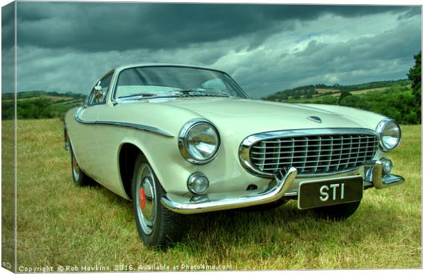 Volvo P1800 Coupe  Canvas Print by Rob Hawkins