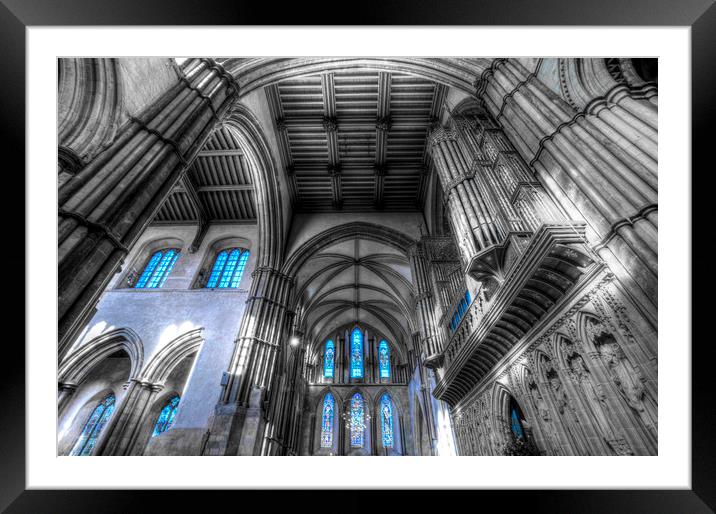 Rochester Cathedral Framed Mounted Print by David Pyatt