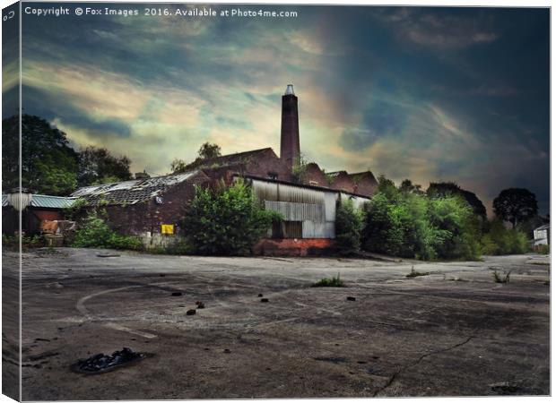 Abandoned mill Canvas Print by Derrick Fox Lomax