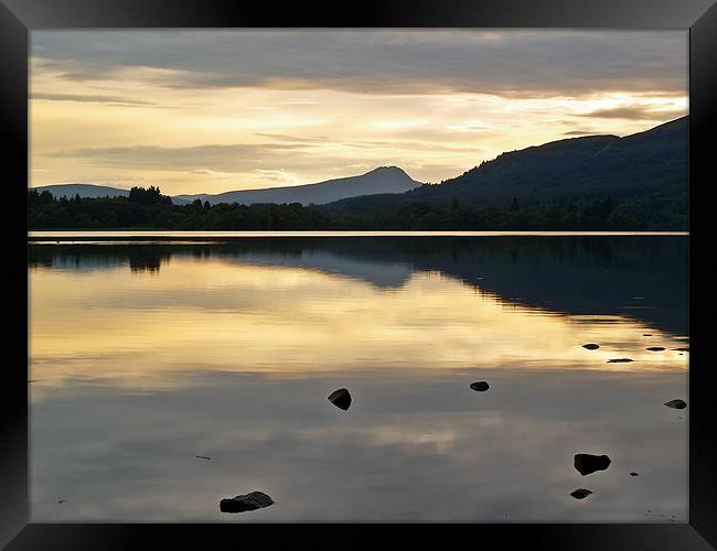 Silence on Lake Of Menteith Framed Print by Aj’s Images