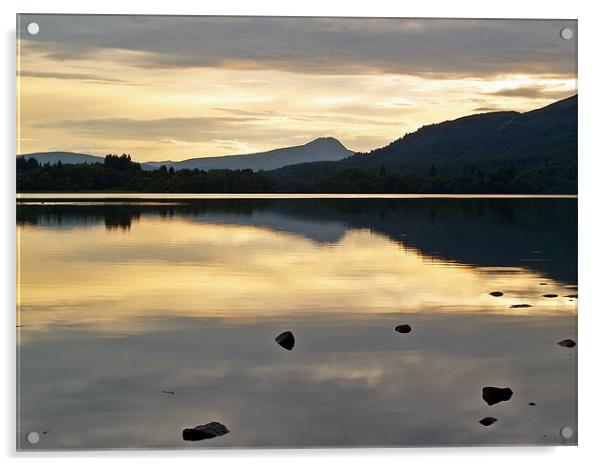 Silence on Lake Of Menteith Acrylic by Aj’s Images