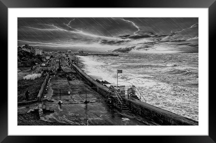 Southsea storms Framed Mounted Print by JC studios LRPS ARPS