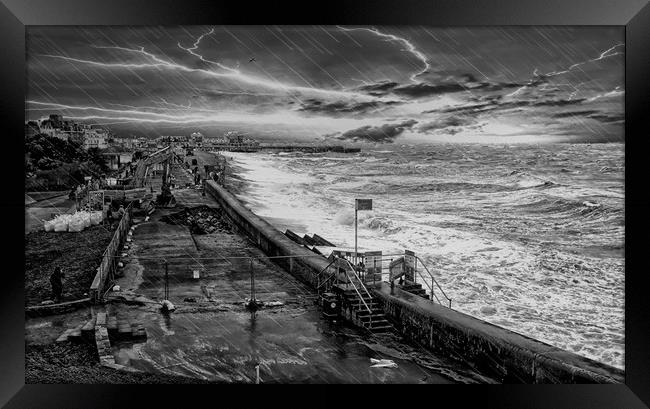 Southsea storms Framed Print by JC studios LRPS ARPS