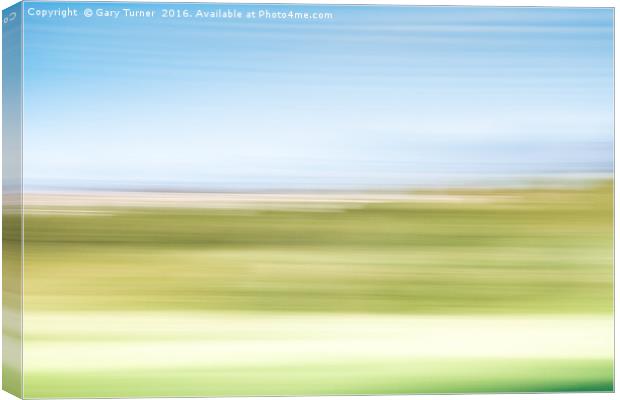 Abstract Landscape Canvas Print by Gary Turner