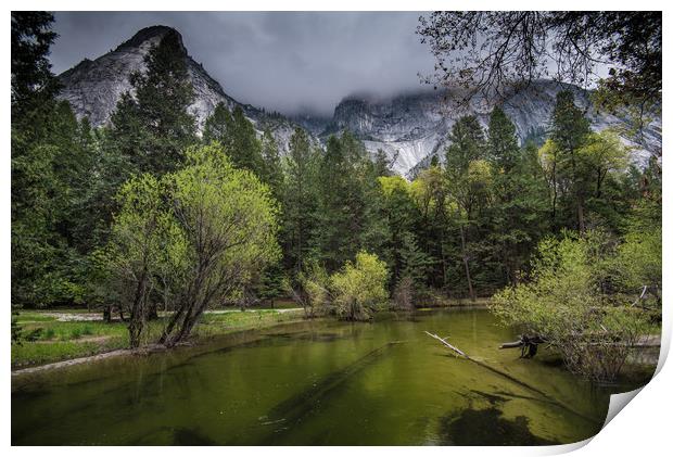 Tanya Creek, Yosemite National Park Print by Gareth Burge Photography