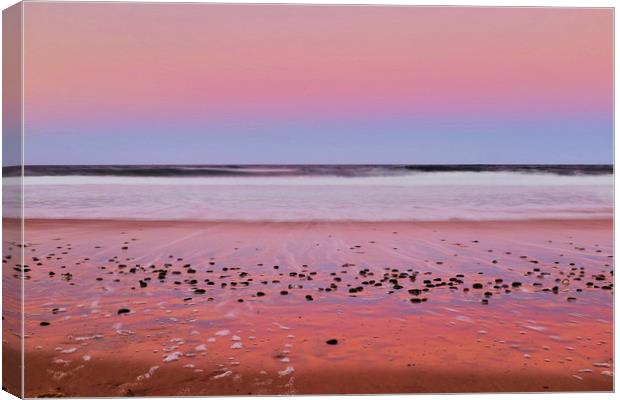 Dawn at Ballina Beach Canvas Print by peter tachauer