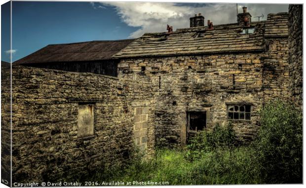 Old farm buildings Canvas Print by David Oxtaby  ARPS