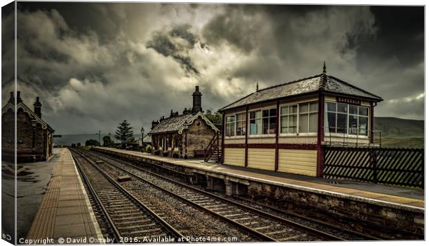 Garsdale Station Canvas Print by David Oxtaby  ARPS