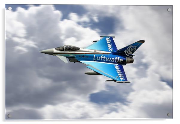  Anniversary Luftwaffe Eurofighter Acrylic by J Biggadike