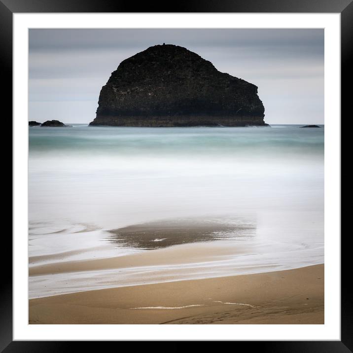 Trebarwith strand  Framed Mounted Print by chris smith