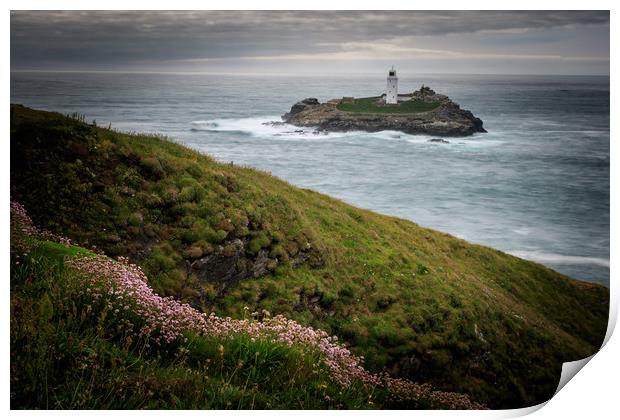 godrevy lighthouse   Print by chris smith