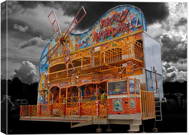 Funfair revisited Canvas Print by Chris Day