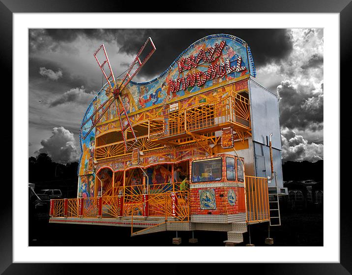 Funfair revisited Framed Mounted Print by Chris Day