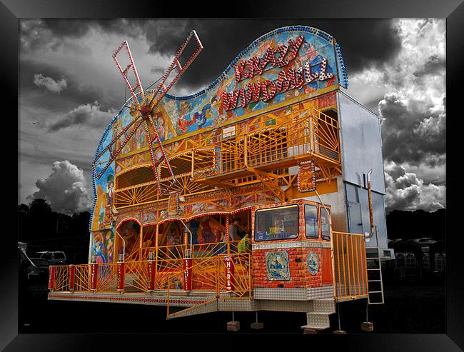 Funfair revisited Framed Print by Chris Day