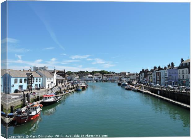Beautiful Weymouth Harbour Canvas Print by Mark Dimbleby