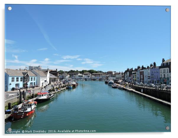 Beautiful Weymouth Harbour Acrylic by Mark Dimbleby