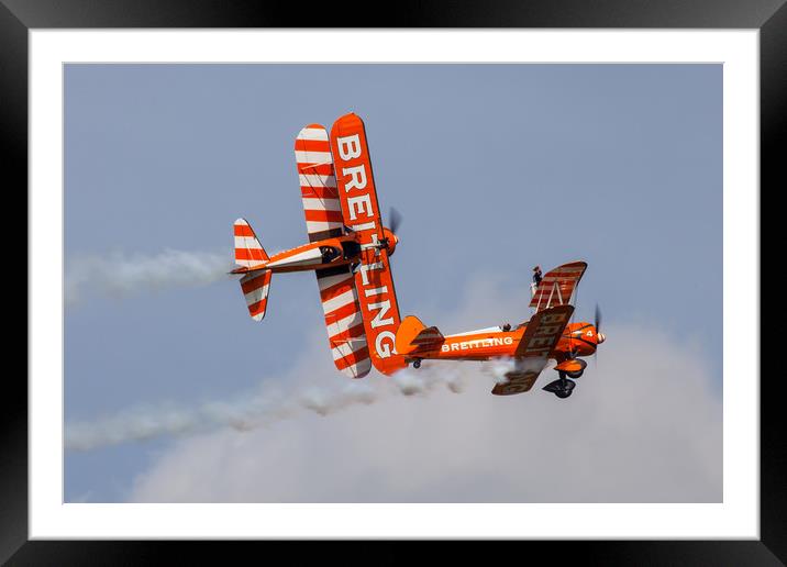 Breitling wing walker pair Framed Mounted Print by Oxon Images