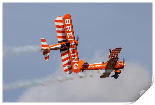 Breitling wing walker pair Print by Oxon Images