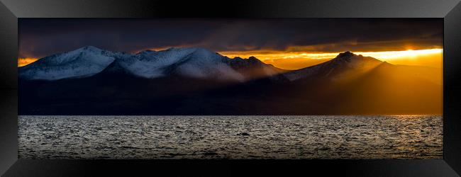 Ice and Fire Framed Print by Gareth Burge Photography