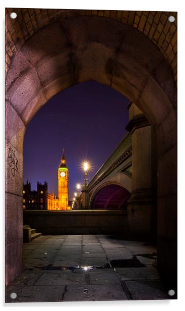 Westminster Arches Acrylic by Andy Evans