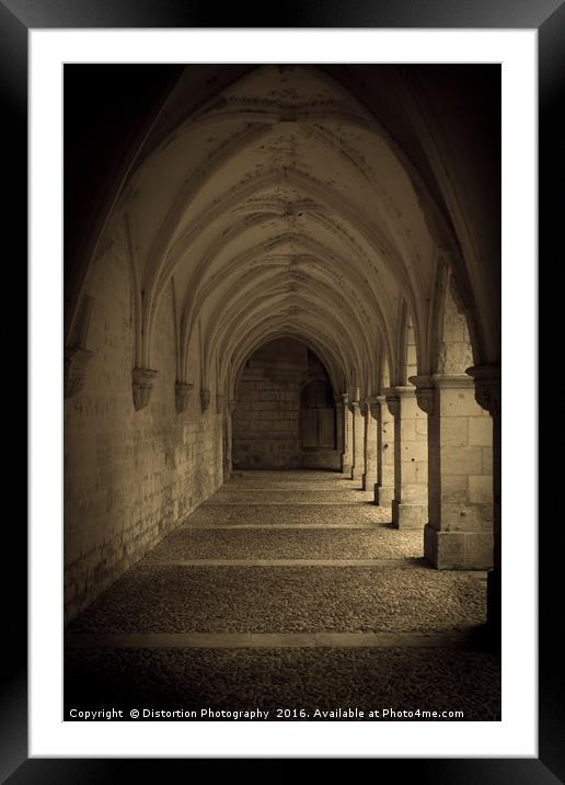 Cloister Framed Mounted Print by Distortion Photography