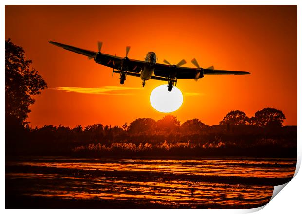 Twighlight Take off Print by Stephen Ward