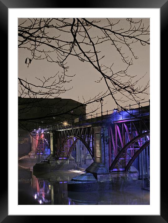 The Bridge Framed Mounted Print by Tommy Reilly