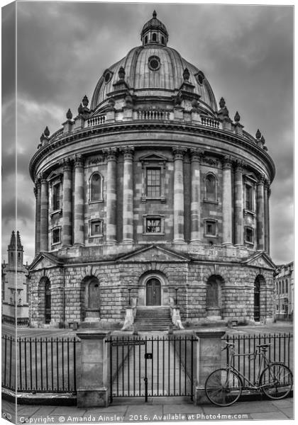 The Radcliffe Camera Oxford Canvas Print by AMANDA AINSLEY